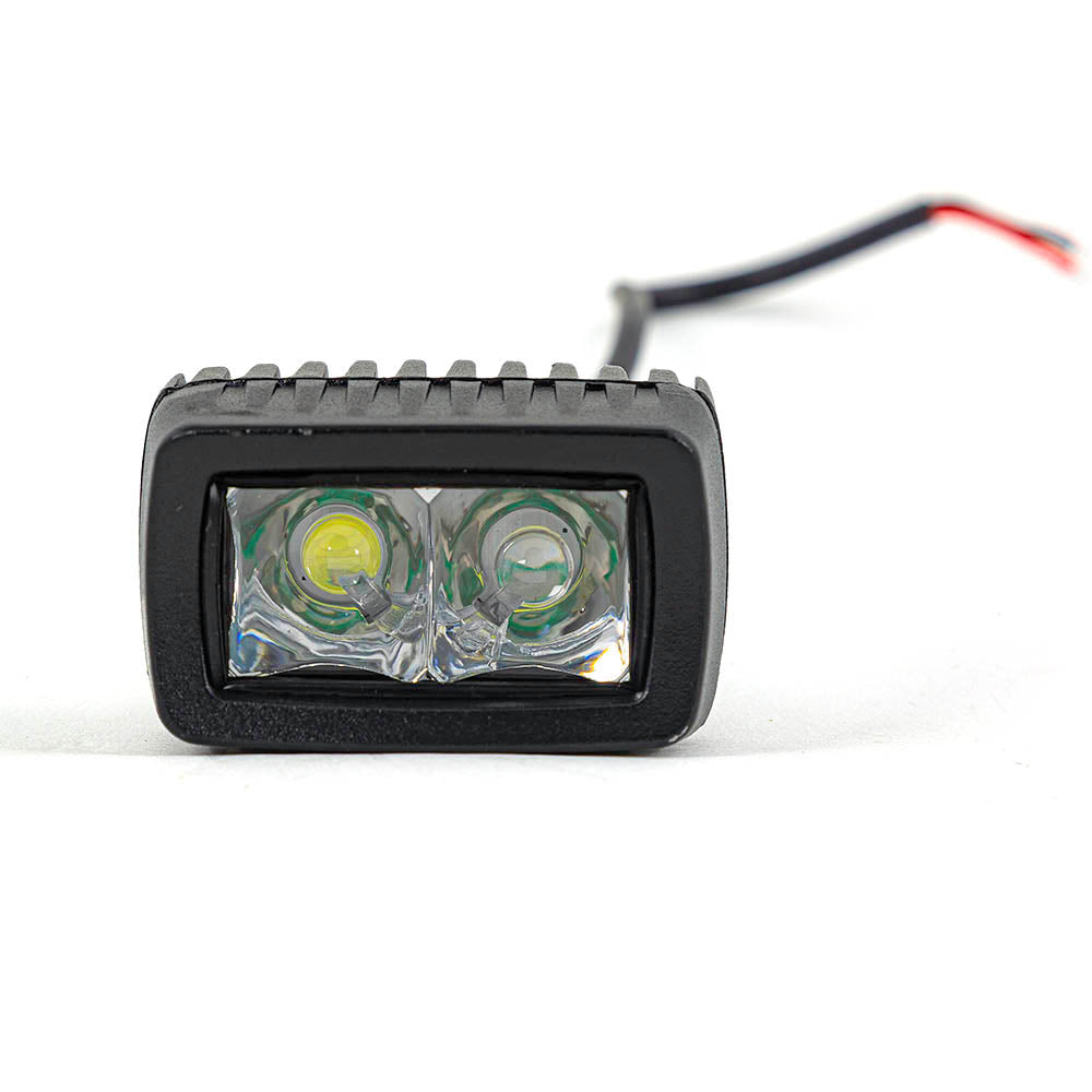 3D LED Fog and Work Light – 20 W, 2 Diodes, 7 cm Compact Auxiliary Lamp