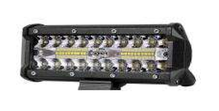 Compact LED Light Bar Floodlight – 120 W, 17 cm, 12/24 V, ECE Approved