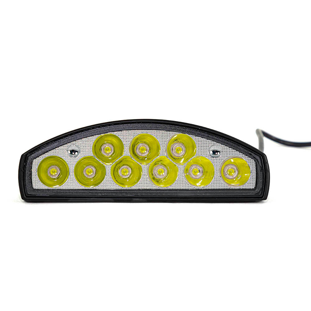 Projecteur de travail LED ovale – 9 diodes, 27W fixation arrière