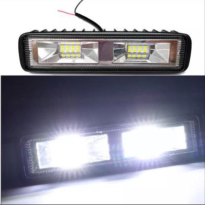 Spot LED compact, deux sections, 18 W, 16 cm, fixation arrière