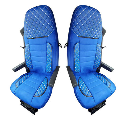 Deluxe Seat Covers – suitable for DAF XF105 Euro 5, Blue, 2004–2013