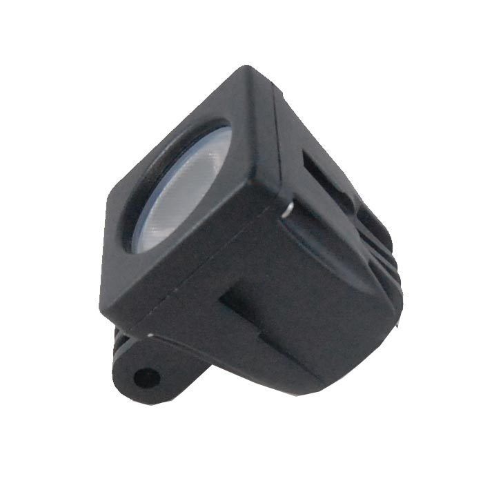 Projecteur de travail LED compact, boîtier en aluminium, 10 W, 1 LED, 12 V/24 V