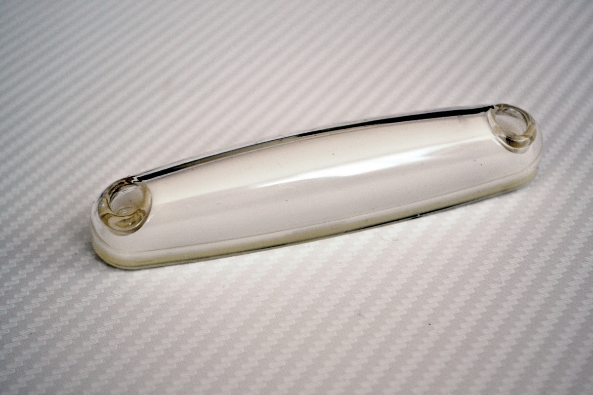 Feu de gabarit à LED type doigt, cabochon blanc, 12/24 V, 107×22×19 mm, entraxe de fixation 90 mm