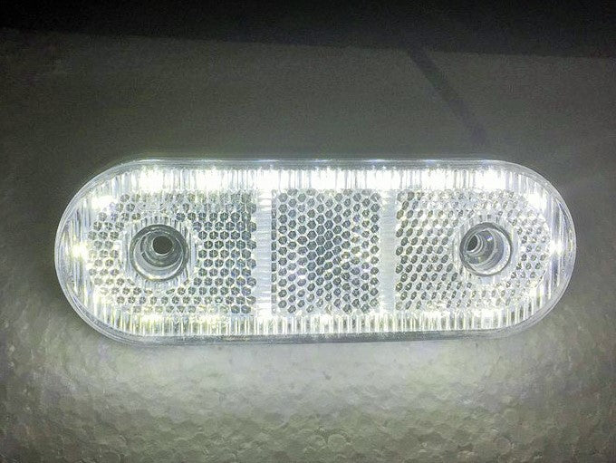 Ovales LED-Umrisslicht, 24V, Weiß, 20 LED-Markierungsleuchte