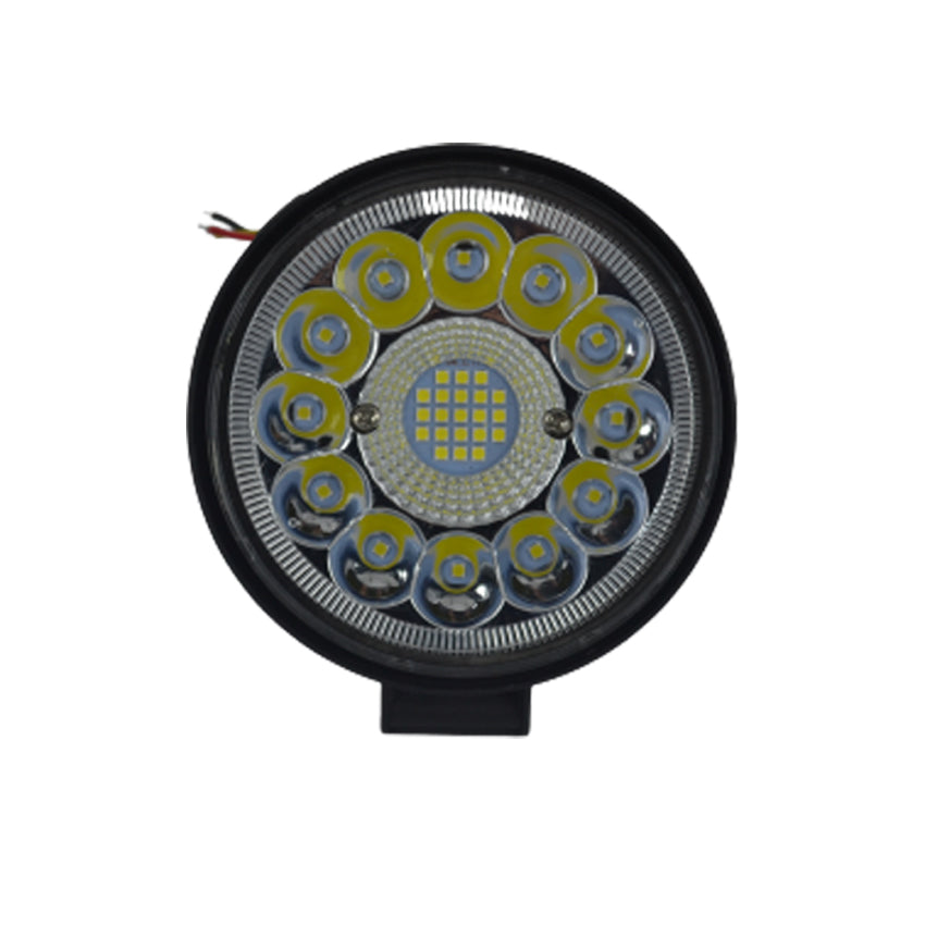 Projecteur de travail LED rond, anneau extérieur 12 LED, centre 21 LED, 99W