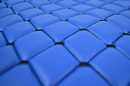 Tapis de tableau de bord bleu en cuir synthétique (éco-cuir) – adapté pour DAF XF/XG/XG+, 2021+