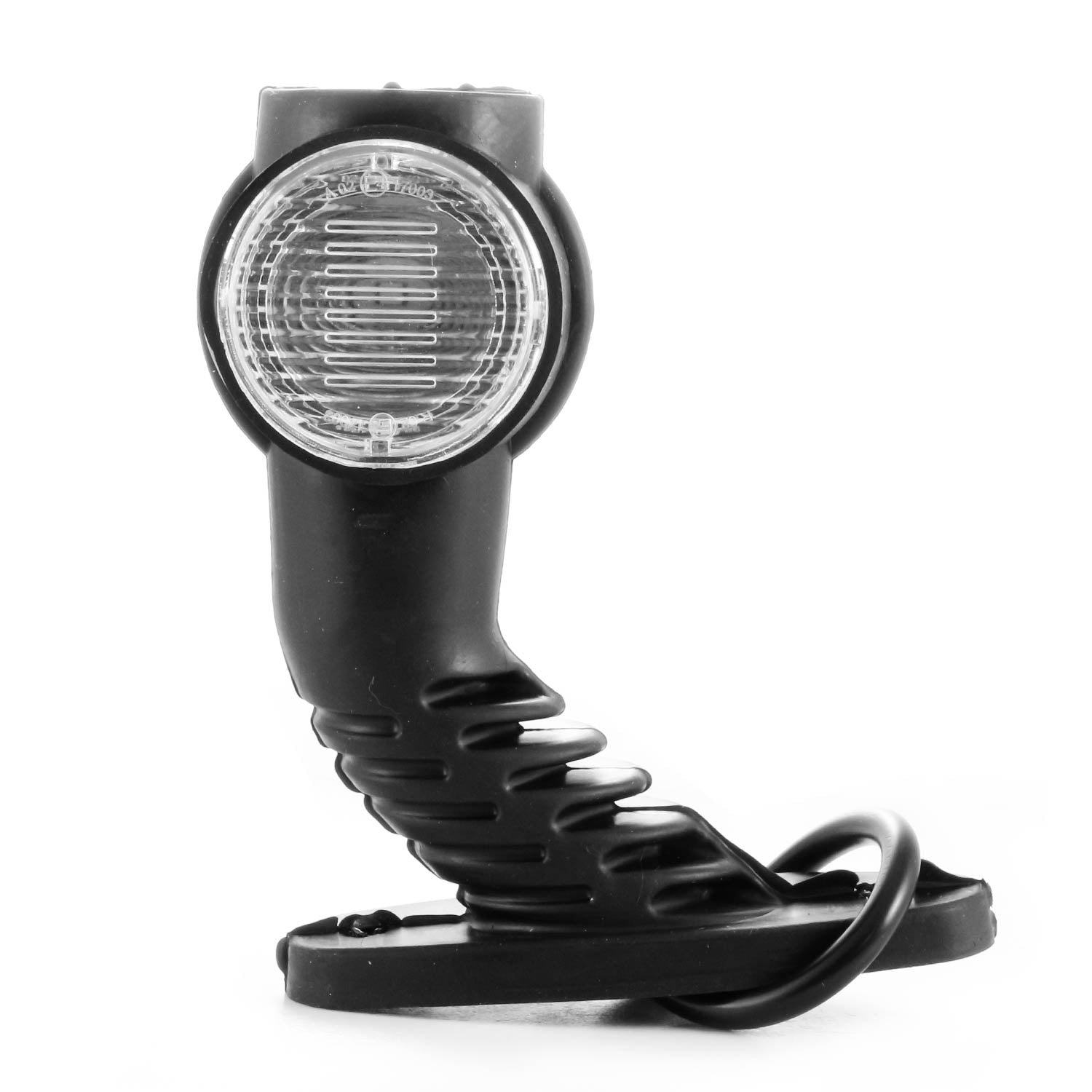 Τριπλό γωνιακό πλαϊνό φως θέσης LED, 24 V, 137 x 130 x 40 mm, τριπλόχρωμο πλαϊνό φως θέσης LED για φορτηγά οχήματα και ρυμουλκούμενα