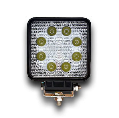 Projecteur de travail LED, 8 LED, 24 W, 105 x 105 mm