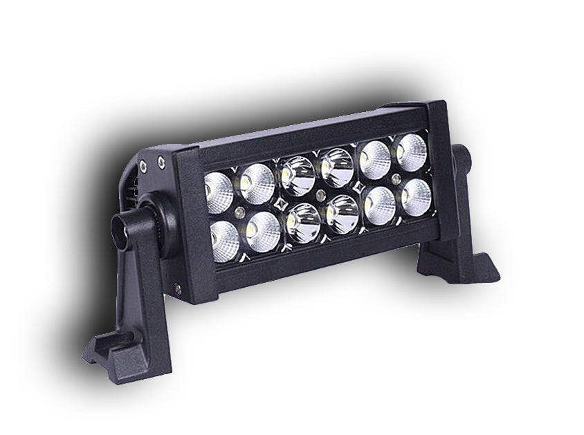 Barre LED de travail, 36 W, 12 LED Epistar 3 W, 180 mm, 12 V/24 V