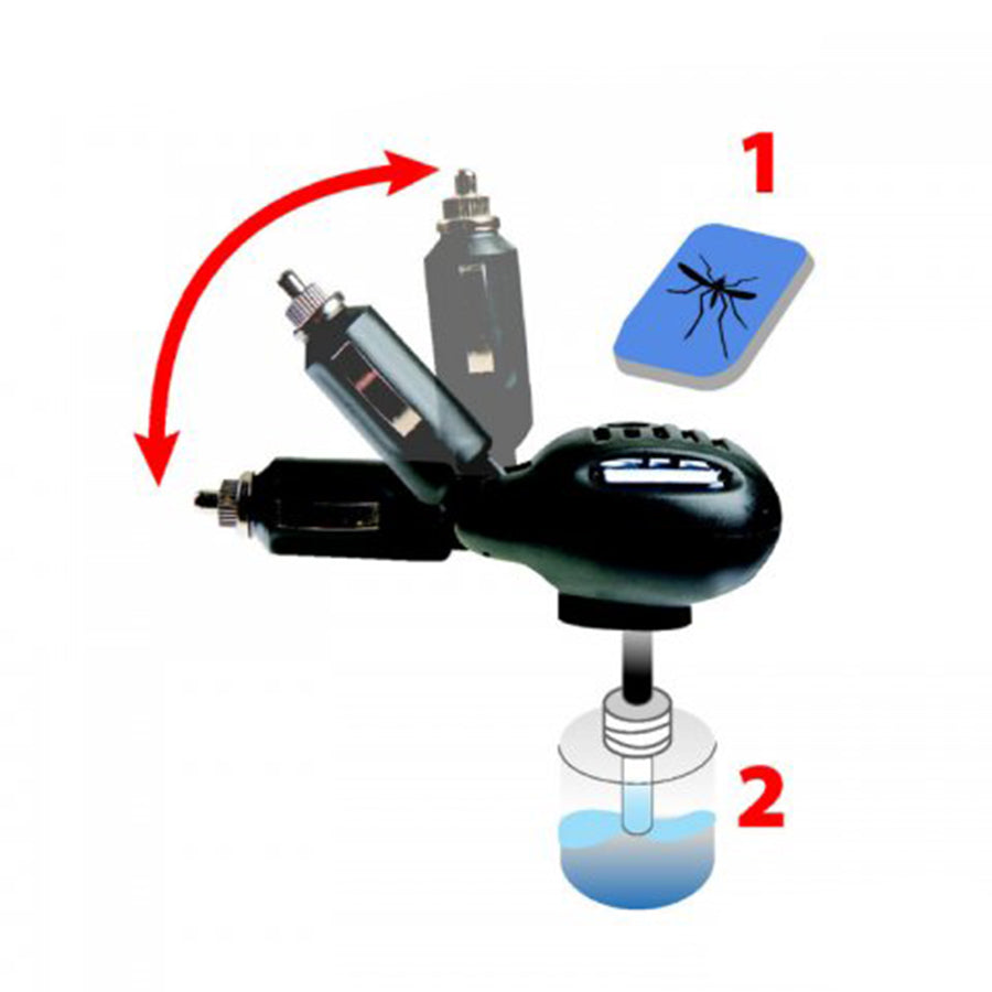 12V Combo Mosquito Repellent Device for Tablets and Liquid Refills