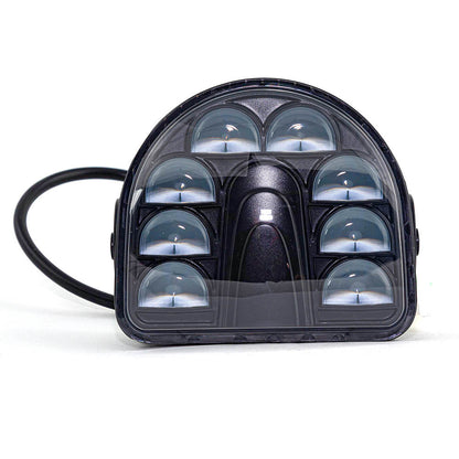 Lampe d’avertissement rouge à LED pour chariot élévateur – 8 diodes, 13 × 6 × 12 cm