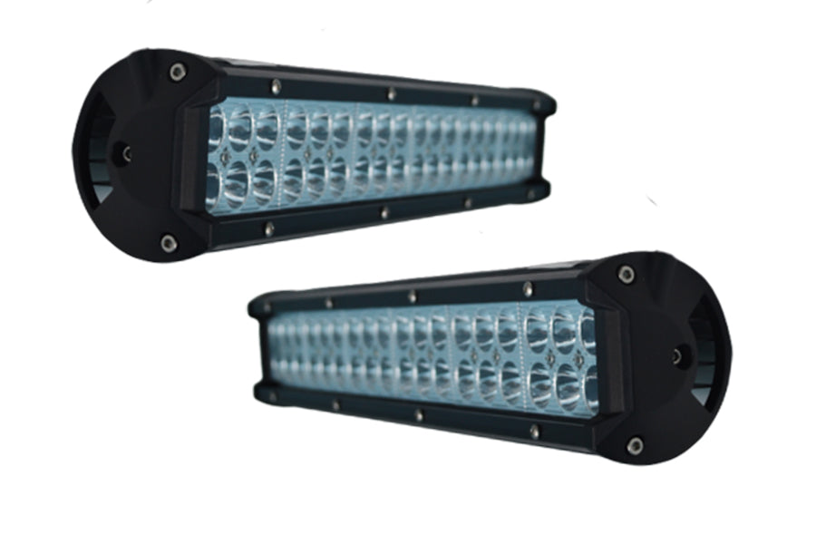 Rampe LED à double rangée, 108 W, longueur 44 cm, fixation inférieure