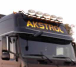 Pare-buffle avant supérieur adapté pour Volvo FH2/FH3 – Inox 304, diamètre 60 mm