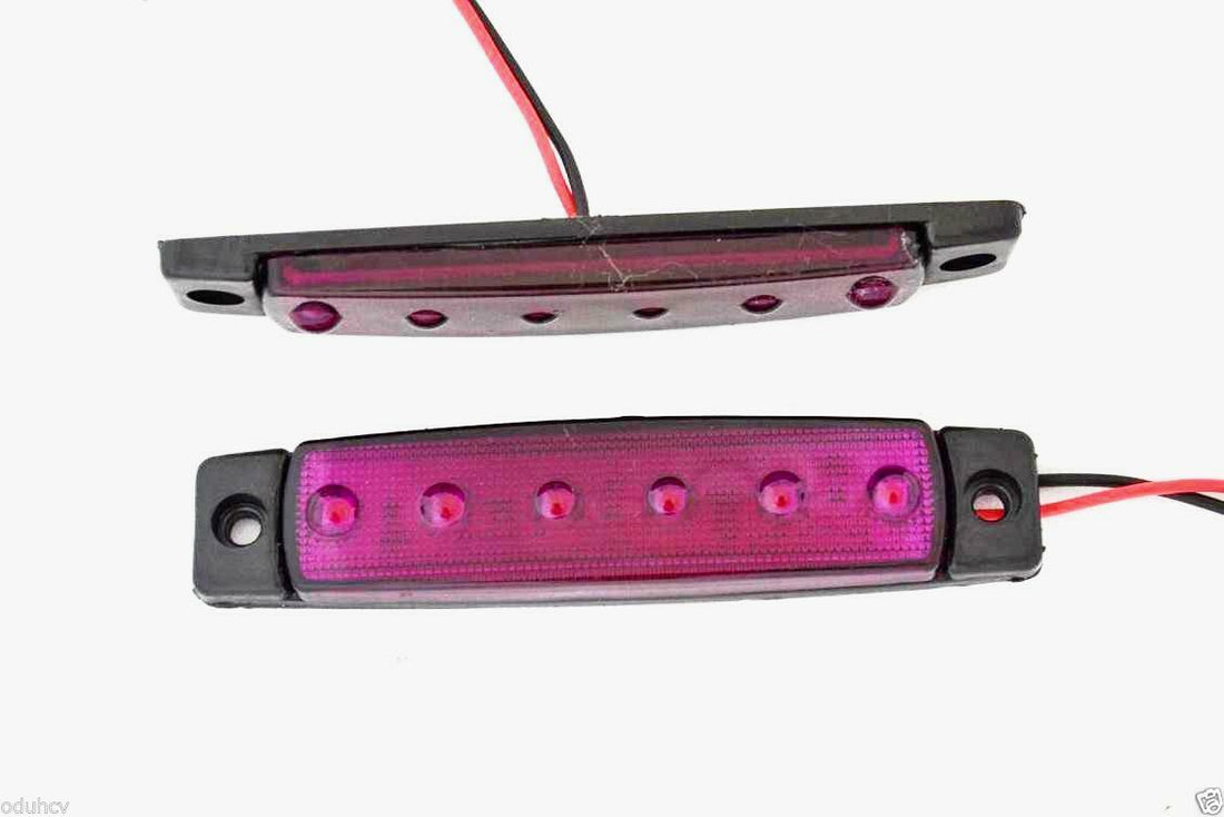 Лилава контролна лампа 24 V за автомобилни приложения