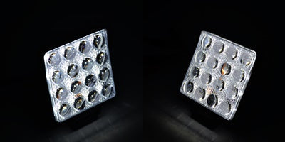 Projecteur de travail LED 3D slim – 48 W, 16 LED