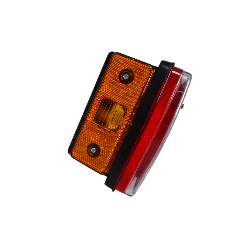 Rechte Heckleuchte geeignet für MAN – Ausführung für Glühlampen, 470 x 132 x 90 mm, 5 Funktionen, Seitenanschluss