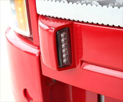 Страничен габарит и мигач, подходящ за Scania S/R/G (след 2016 г.) – прозрачен корпус, кехлибарена светлина, OEM 1928063, комплект 2 бр.