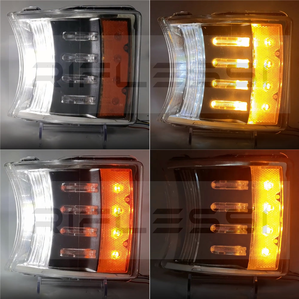Feu avant LED de jour (DRL) et clignotant – 12 W, gauche/droite, adapté pour Scania
