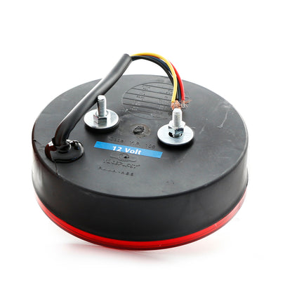 LED Rear Combination Hamburger Lamp, 24V, Red/Yellow, 140 x 40 mm