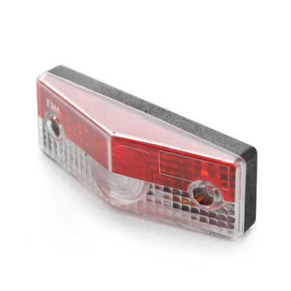 Feu de gabarit vertical rouge/blanc, ampoule 12/24 V, 95 × 35 × 27 mm, entraxe de fixation 52 mm