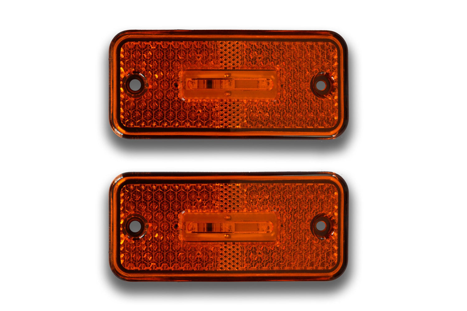 Feu de gabarit latéral suspendu à LED – Jaune 12V avec support en caoutchouc