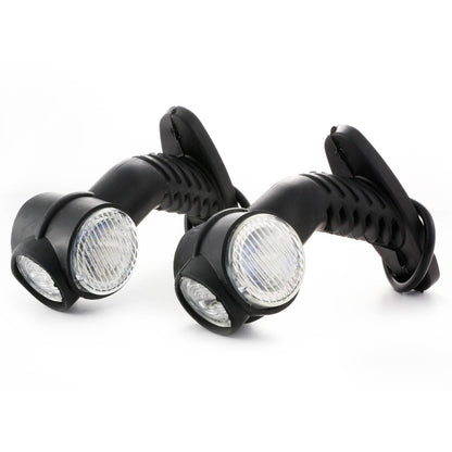 Triple Long LED Marker Lamp, 24V, 137×130×40 mm, Flexible Rubber Housing