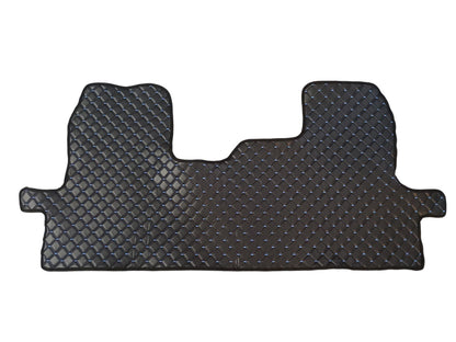 Black Eco Leather Floor Mats – Blue Stitching, suitable for Ford Transit VII 2006–2013
