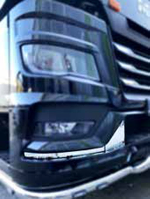 Nebelscheinwerfer-Zierleisten – 4-teiliges Edelstahl-Set geeignet für MAN TGX 2021+