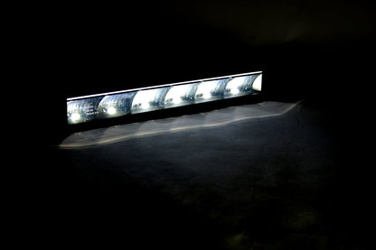 Mini rampe lumineuse LED – 45 W, 6 LED CREE, feu de route et feu de position 34,5 cm