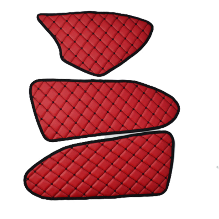 Подови стелки за врати от изкуствена кожа (еко кожа) – подходящ за Mercedes Actros MP4, червен