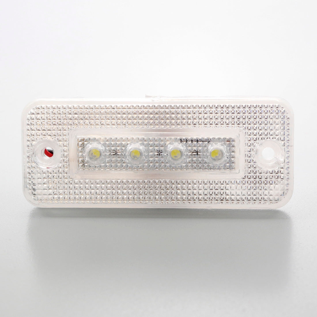 Feu de gabarit LED blanc 12 V – lampe de position 4 LED 101 x 41 x 10 mm