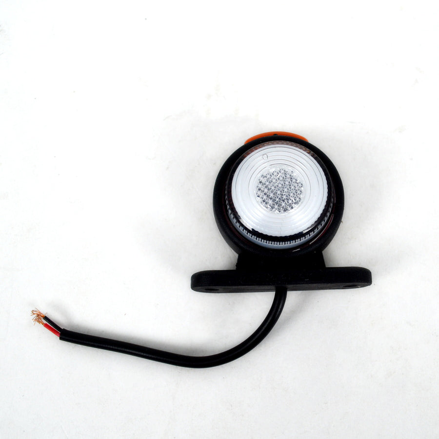 Mini gyrophare néon, 12–24 V, lentilles rouges/blanches/jaunes