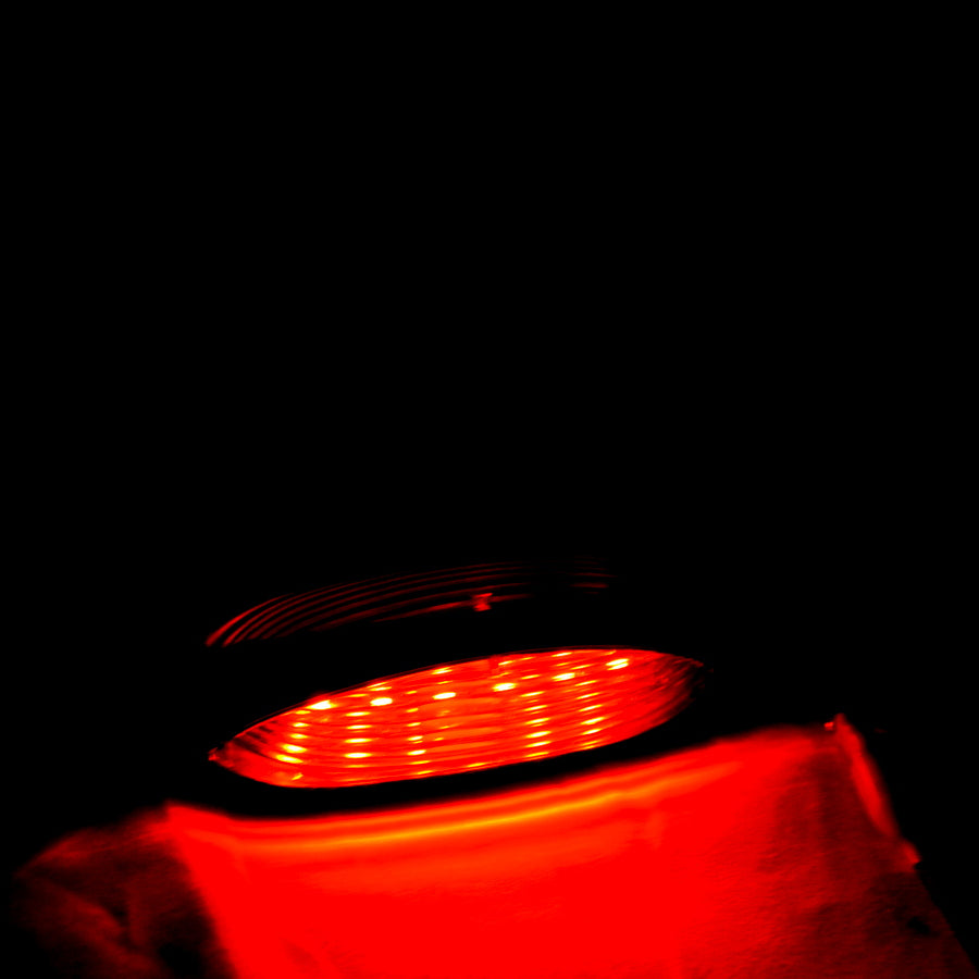 Feu de gabarit LED vertical, rouge/blanc, 24 V, 18 LED