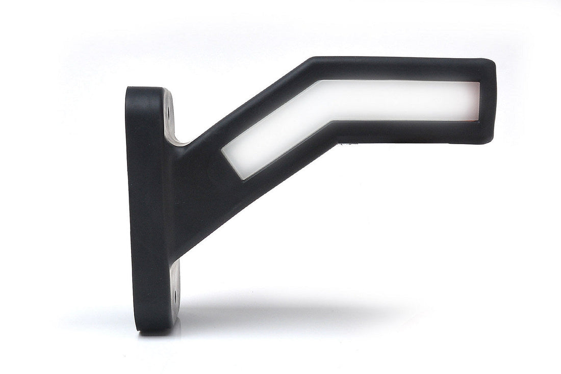 Dreifach-LED-Positionsleuchte Hornform rechts Neon Rot Weiß Gelb 12/24V