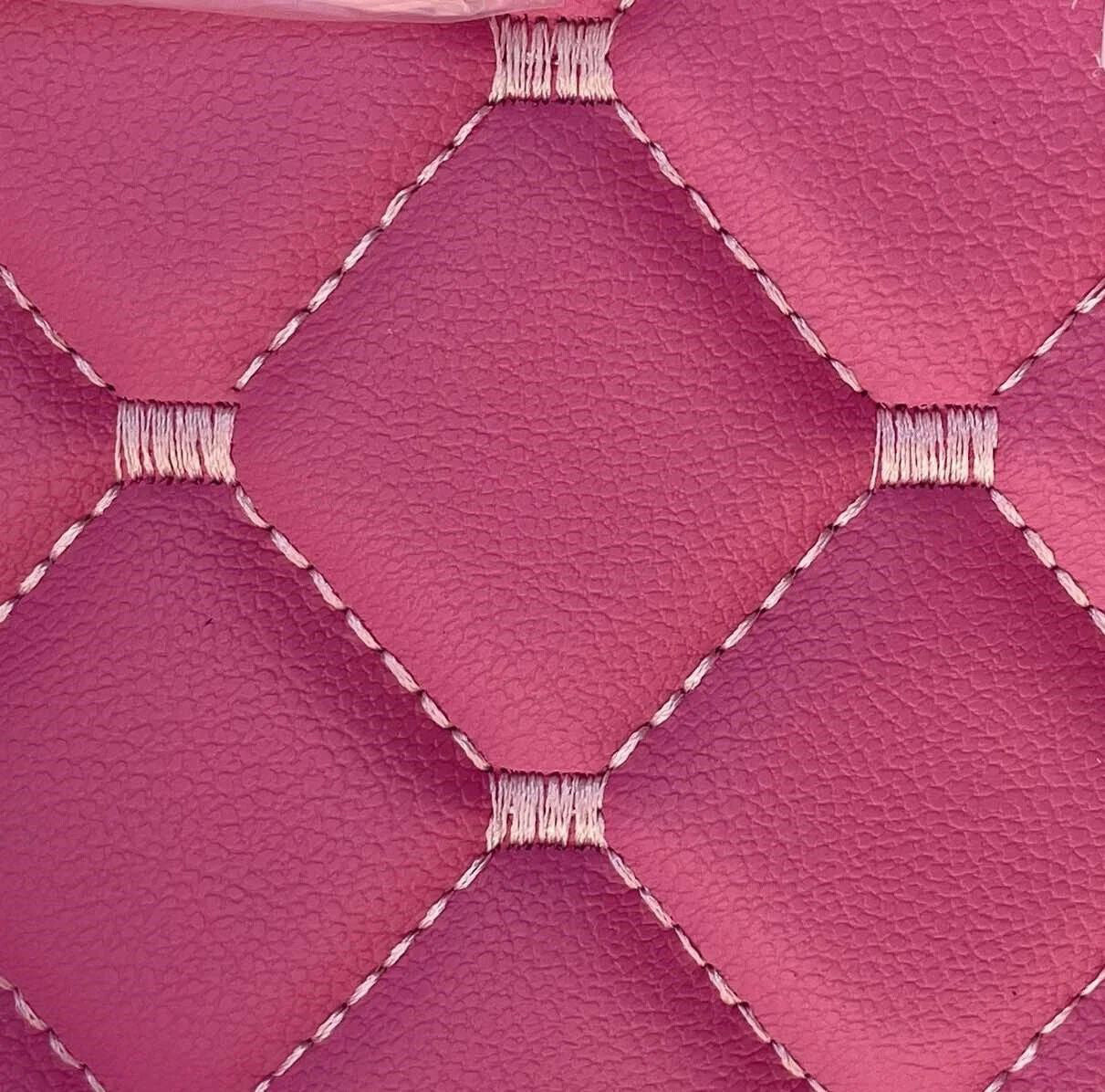 Tapis de sol en cuir – adapté pour Scania S Flat Floor, siège passager rabattable, rose, 2016+