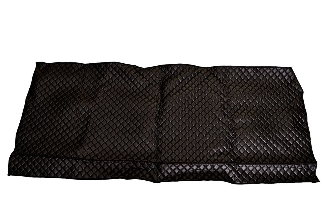 Schwarze Leder-Bettabdeckung – geeignet für DAF XG 22
