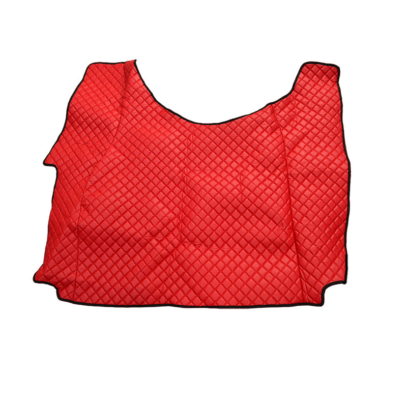 Central Eco Leather Floor Mat – suitable for Renault T Range Tunnel, Red