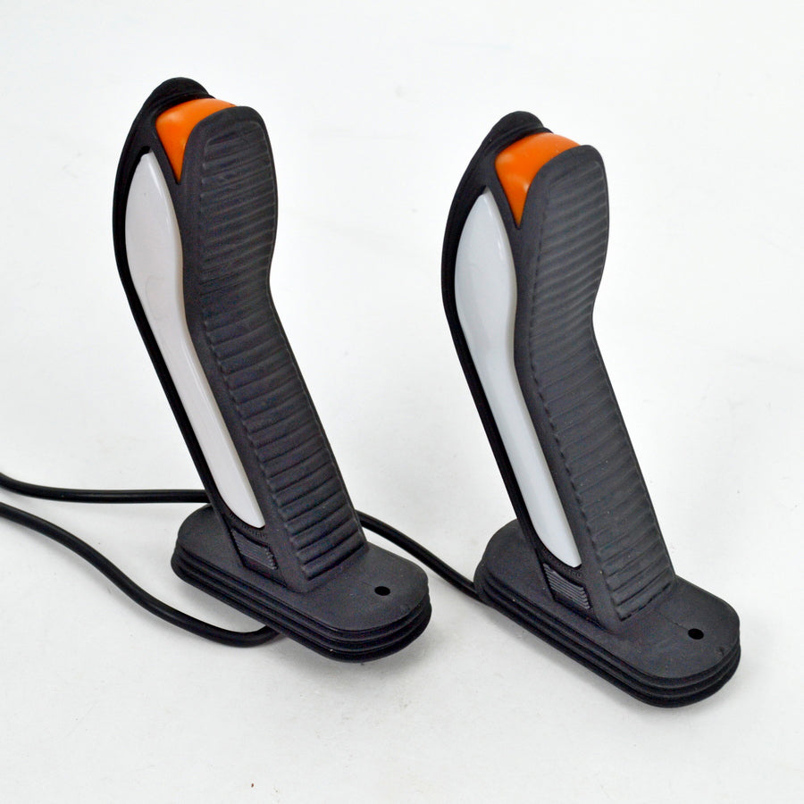 Dreifach-LED-Kobra-Hornleuchte, Neon-Effekt, dynamischer Blinker, 24V, Rot/Weiß/Gelb