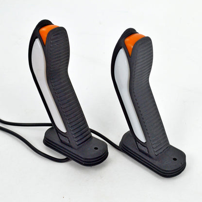 Dreifach-LED-Kobra-Hornleuchte, Neon-Effekt, dynamischer Blinker, 24V, Rot/Weiß/Gelb