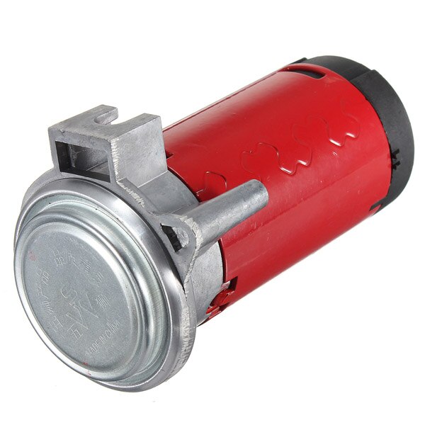 Compresseur d’air 12V pour avertisseur sonore rouge, entrée d’air 8 mm, longueur 11,6 cm