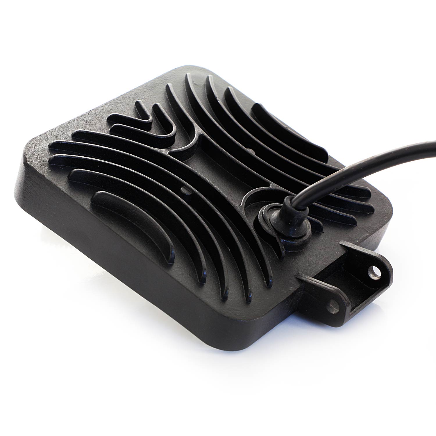 Projecteur de travail LED carré, 54 LED, 2 modes avec DRL, 107 x 107 x 25 mm, fixation inférieure