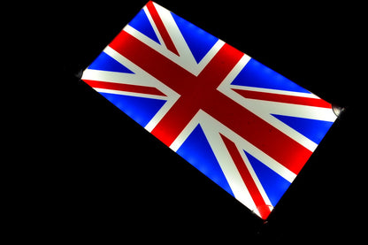 3D декоративна табела United Kingdom – бяло/синьо/червено, 24V, 17 x 31 x 2.5 cm