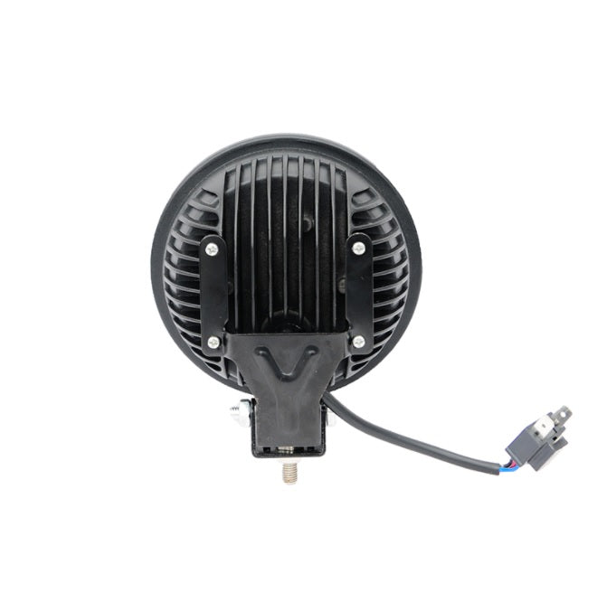 Projecteur de travail LED, 36 W, 12 LED, boîtier aluminium 15 cm, fixation arrière