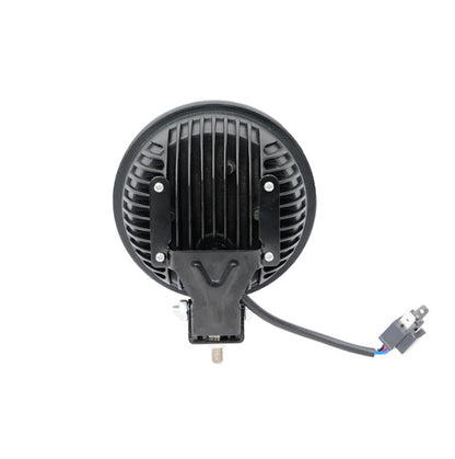 Projecteur de travail LED, 36 W, 12 LED, boîtier aluminium 15 cm, fixation arrière