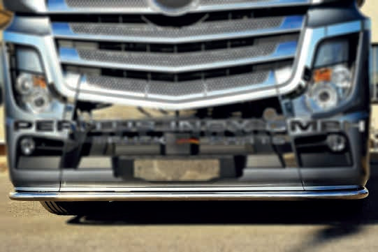 Front Lower Full Bull Bar – suitable for Mercedes Actros 1845-51 MP4/MP5, Double Tube 6 cm
