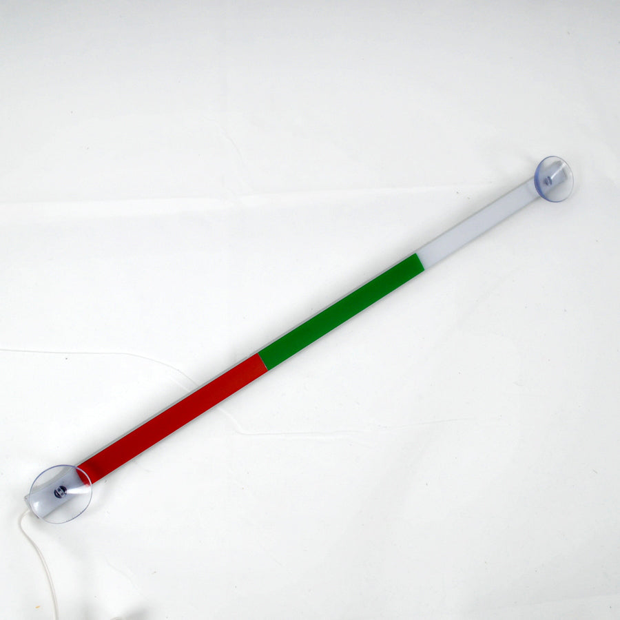 LED-Rohr-Warnleuchte, 50 cm, Weiß/Grün/Rot, 12/24 V