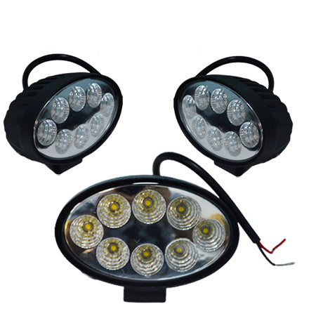 Projecteur de travail LED – Boîtier en aluminium, 8 LED, 24 W