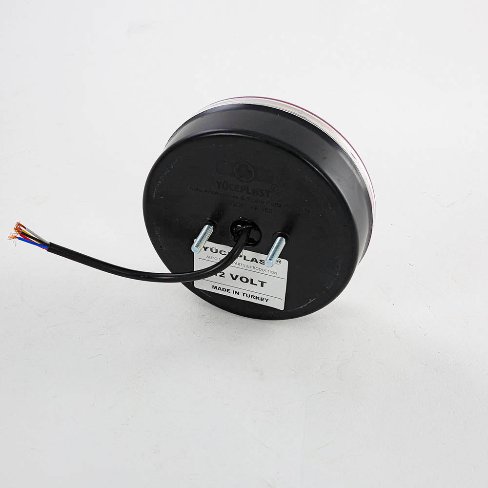 Кръгъл LED неон стоп заден тип „хамбургер“ – 12 V, 140 x 45 mm, 4 функции