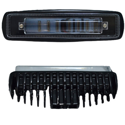 Barre lumineuse de travail LED, lumière rouge, 30 W, 6 LED, 155 x 45 x 60 mm, 12 V/24 V