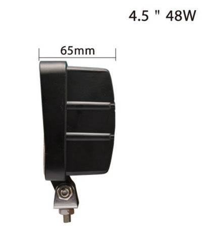 Projecteur de travail LED 3D slim – 48 W, 16 LED